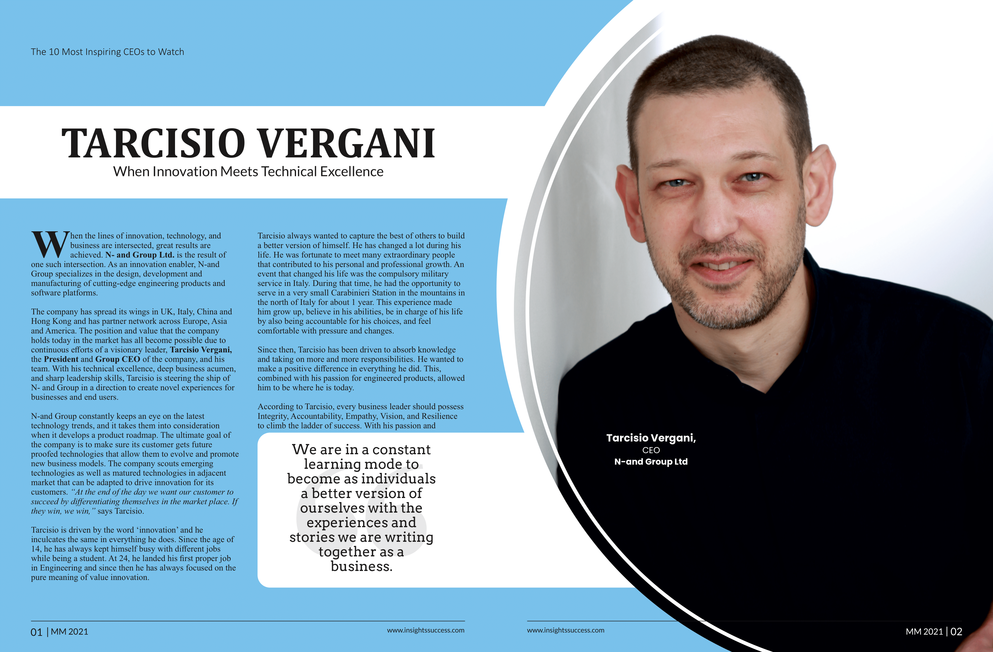 Tarcisio Vergani 10 Most Inspiring CEOs to watch-1